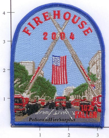 Firehouse Magazine Fire Dept Patch - 2004