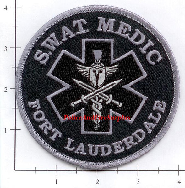 Flpd Patch Florida - Fort Lauderdale Swat Medic Fire Dept Patch – Police And Fire ...