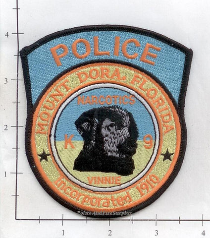 Florida - Mount Dora Narcotics K-9 Unit Police Dept Patch