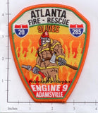 Georgia - Atlanta Engine 9 Fire Dept Patch