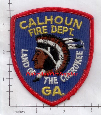 Georgia - Calhoun  Fire Dept Patch