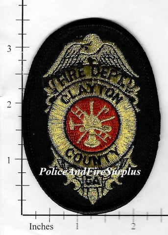Georgia - Clayton County Fire Dept Fire Patch v3