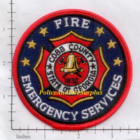 Georgia - Cobb County Fire Emergency Service Patch v1