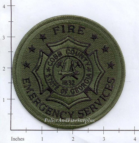 Georgia - Cobb County Fire Emergency Service Patch v2