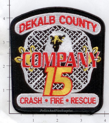 Georgia - Dekalb County Company 15 Fire Dept Patch v2