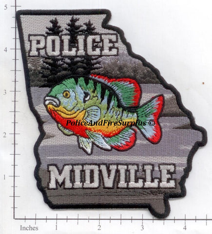 Georgia - Midville Police Patch