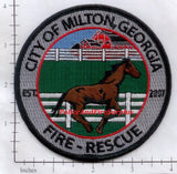 Georgia - Milton Fire Rescue Patch