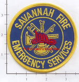 Georgia - Savannah Fire Emergency Services Fire Dept Patch