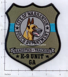 Georgia - Warrenton K-9 Police Dept Patch