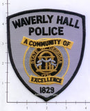 Georgia - Waverly Hall Police Dept Patch