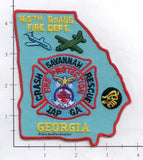 Georgia - 165th Air National Guard Fire Dept Patch