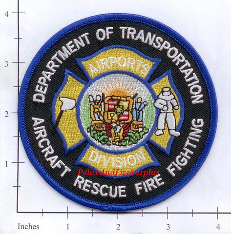 Hawaii - Hawaiian Dept Of Transportation Airports Division Fire Dept Patch