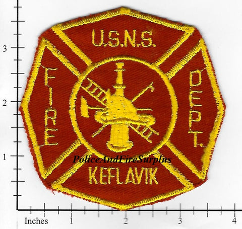 Iceland - Keflayik Naval Station Fire Dept Patch v1