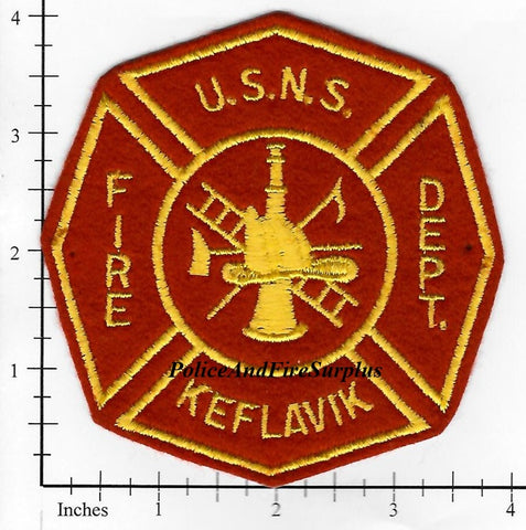 Iceland - Keflayik Naval Station Fire Dept Patch v2