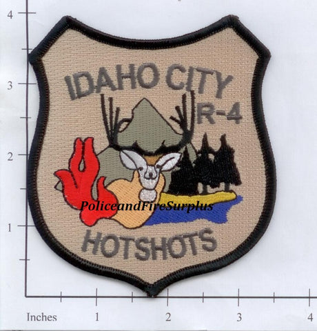 Idaho - Idaho City Hotshots R-4 Fire Dept Patch