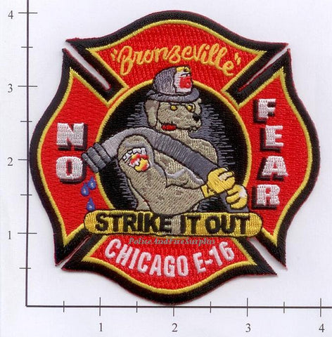 Illinois - Chicago Engine  16 Fire Dept Patch