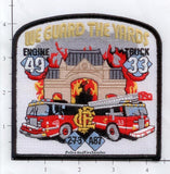 Illinois - Chicago Engine  49 Truck 33 Ambulance 87 Unit 2-7-3 Fire Dept Patch