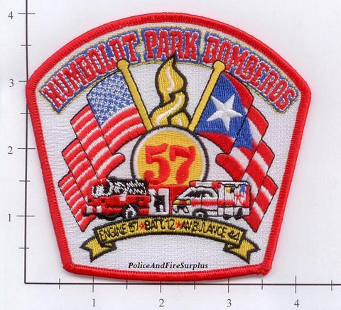 Illinois - Chicago Engine  57, Ambulance 44, Battalion 12 Fire Dept Patch