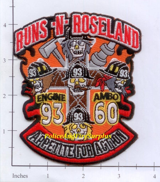 Illinois - Chicago Engine 93 Ambulance 60 Fire Dept Patch v1 – Police ...