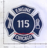 Illinois - Chicago Engine 115 Fire Dept Patch v1