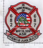 Illinois - Chicago Air Search & Rescue Juan Bucio Fire Dept Patch