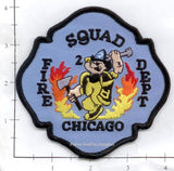 Illinois - Chicago Squad 2 Fire Dept Patch