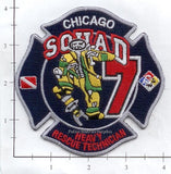 Illinois - Chicago Squad 7 Fire Dept Patch v1