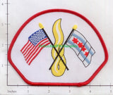 Illinois - Chicago  Fire Dept Patch v8 - Flags