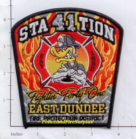 Illinois - East Dundee Station 41 Fire Dept Patch