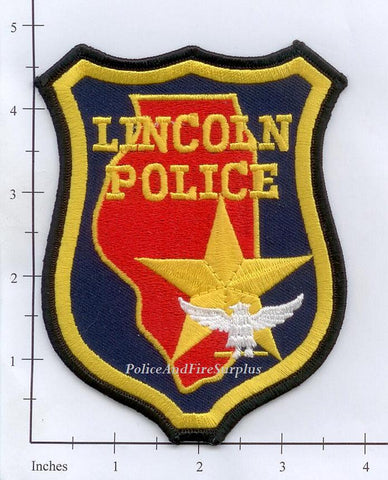 Illinois - Lincoln Police Dept Patch
