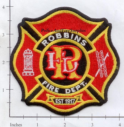 Illinois - Robbins Fire Dept Patch