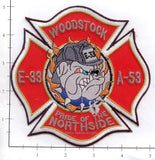 Illinois - Woodstock Engine 33 Ambulance 53 Fire Dept Patch