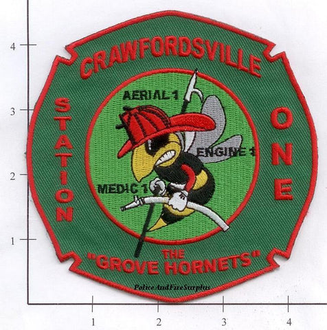 Indiana - Crawfordsville Station 1 Fire Dept Patch