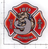 Indiana - Fort Wayne Station  9 Fire Dept Patch v2 Gun-N-Knife