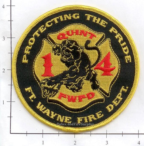 Indiana - Fort Wayne Quint 14 Fire Dept Patch