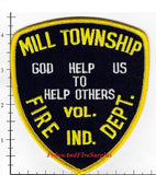 Indiana - Mill Township Volunteer Fire Dept Patch