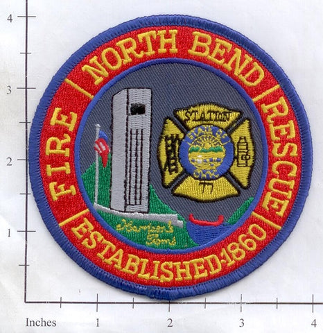 Indiana - North Bend Fire Rescue Station 77 Patch