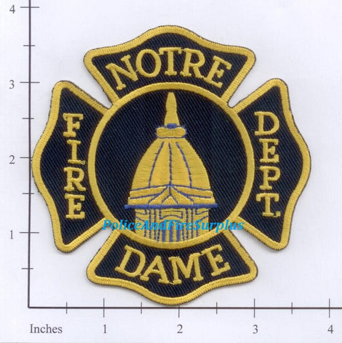 Indiana - Notre Dame Fire Dept Patch v3
