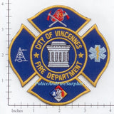 Indiana - Vincennes Fire Dept Patch