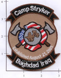 Iraq - Camp Stryker Fire Dept Patch
