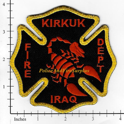Iraq - Kirkuk Air Base Fire Dept Patch
