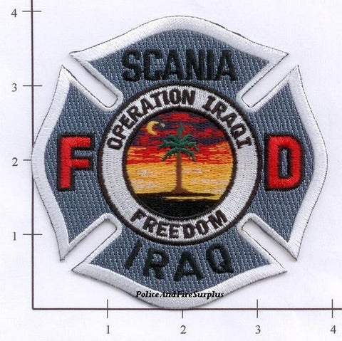 Iraq - Scania Fire Dept Patch