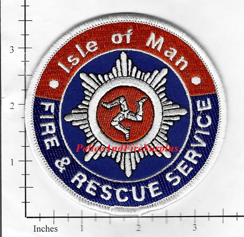 Isle Of Man - Isle Of Man Fire & Rescue Services Patch