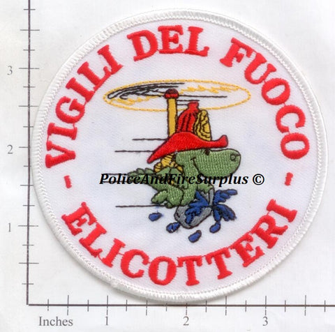 Italy - Elicotteri Vigili Del Fuoco Fire Brigade Patch