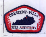 Kentucky - Crescent-Villa Fire Authority Patch