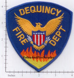 Louisiana - Dequincy Fire Dept Patch