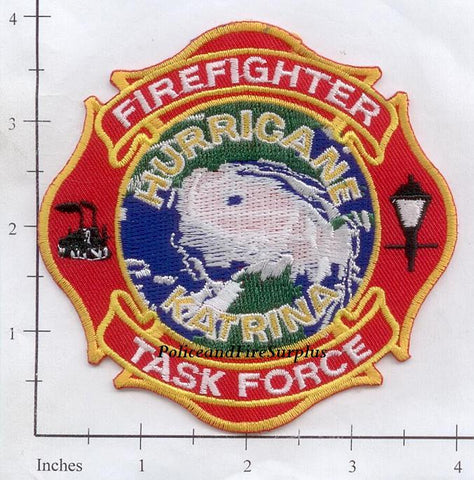 Louisiana - New Orleans Hurricane Katrina Firefighter Task Force Patch