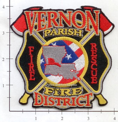 Louisiana - Vernon Parish Fire District Fire Dept Patch