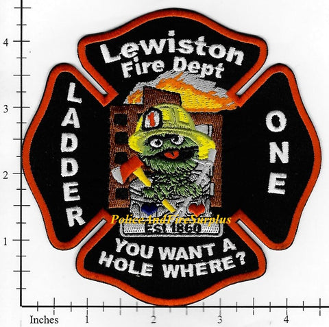 Maine - Lewiston Truck 1 Fire Dept Patch v2