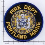 Maine - Portland Fire Dept Patch